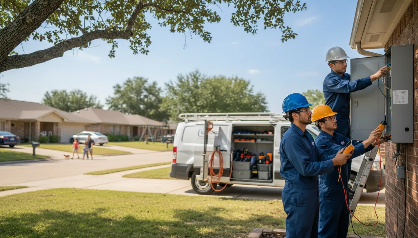 Certified electrician providing emergency electrical services in Ashmore, IL
